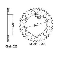 Rozeta pro Kawasaki 25125CZ42